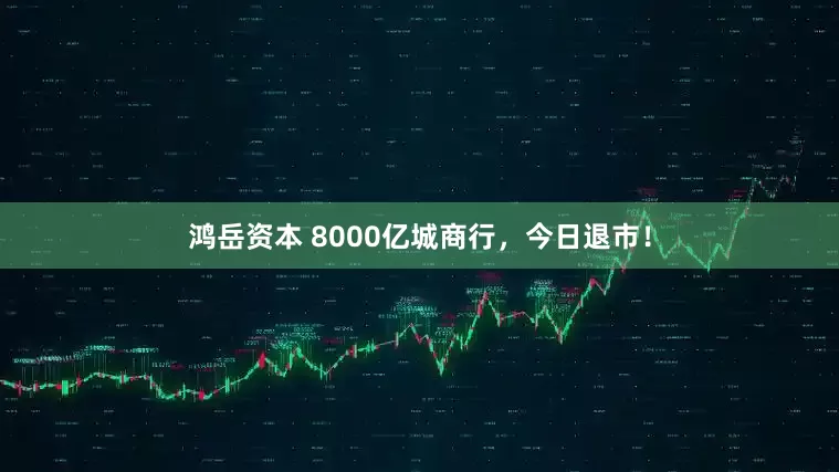 鸿岳资本 8000亿城商行，今日退市！